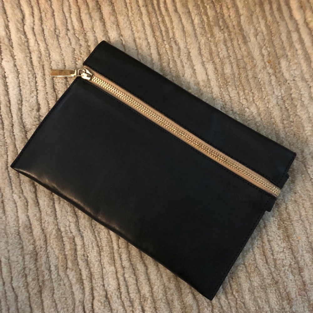 Victoria Beckham leather clutch
